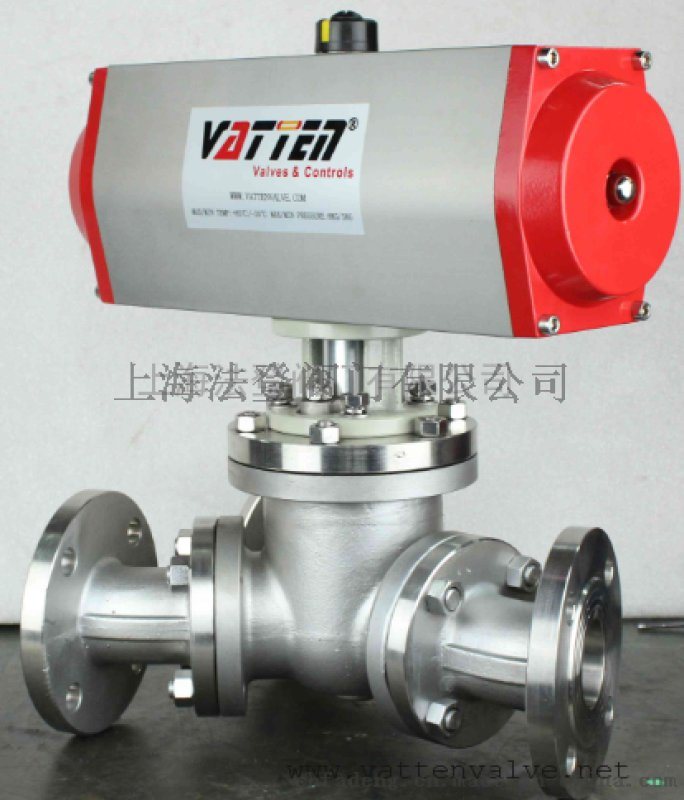 德国法登品牌气动三通Y型球阀型号VTFLYQFM