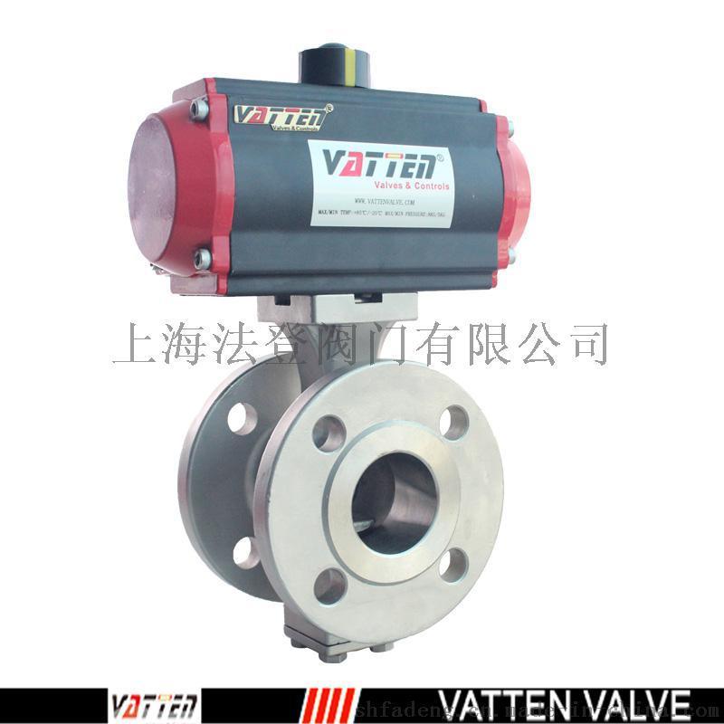 上海最便宜的不锈钢VT2IDF33AT气动V型球阀